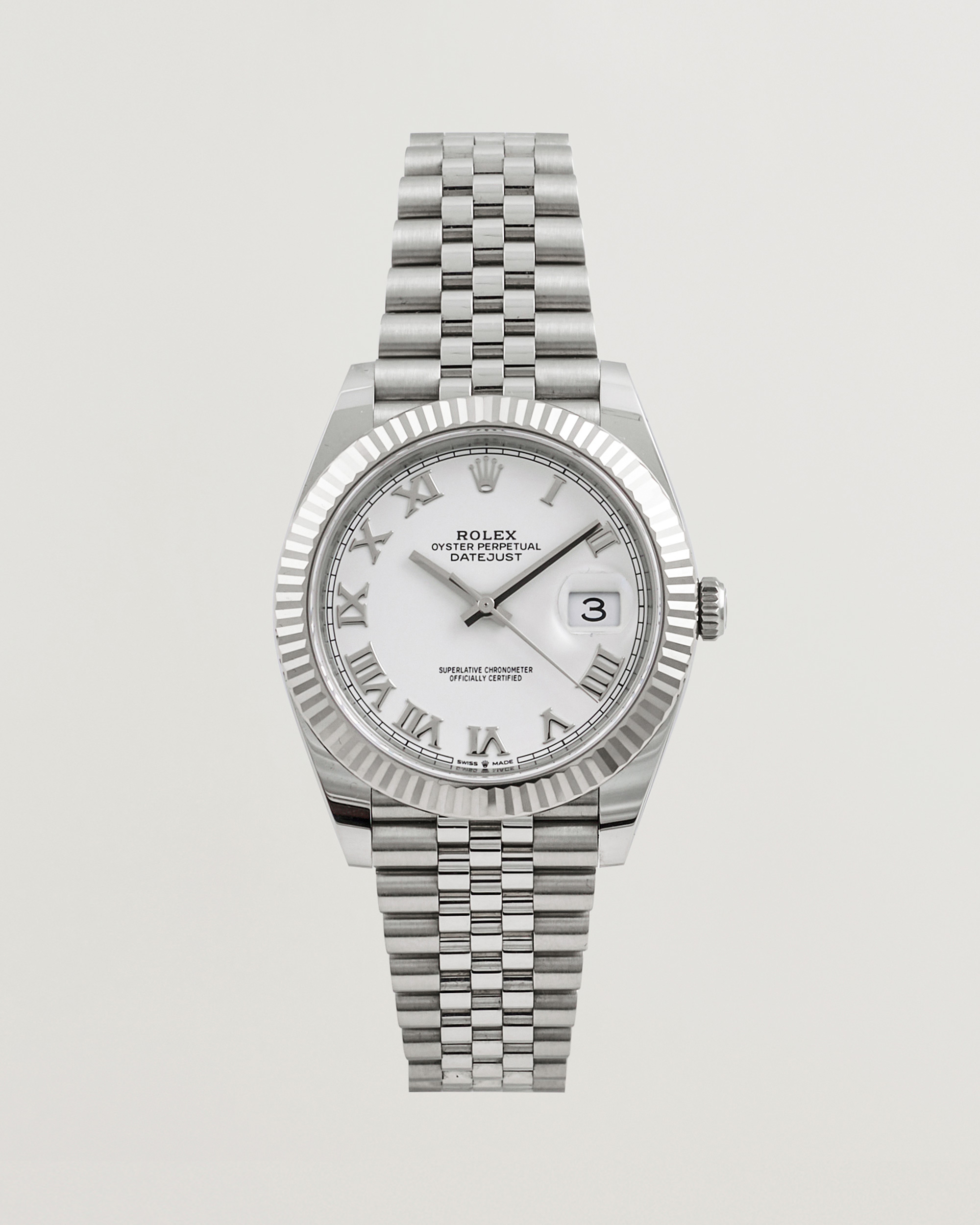 Men | Rolex Pre-Owned Datejust 41 126334 Silver | Rolex Pre-Owned | Datejust 41 126334 Silver