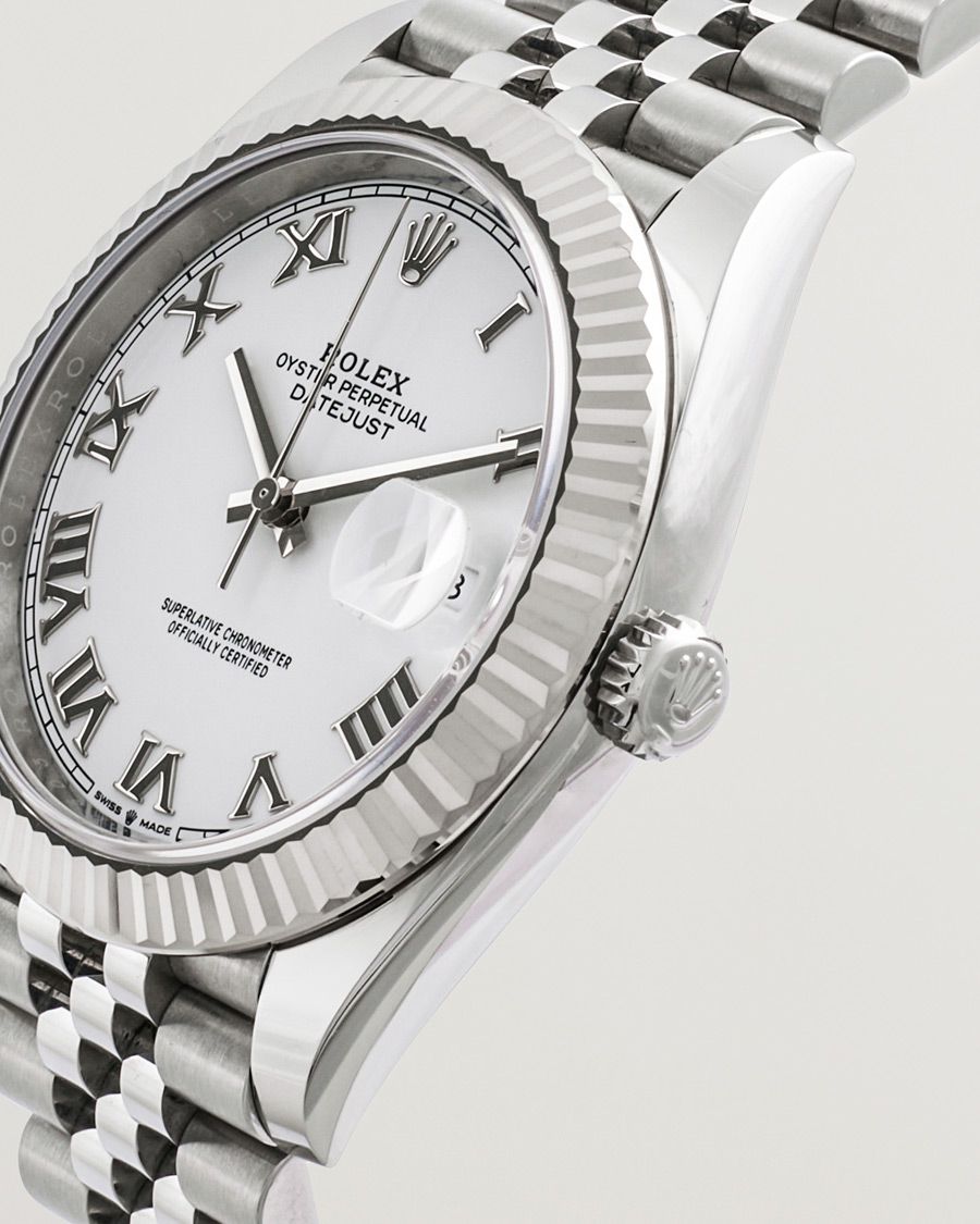 Men | Rolex Pre-Owned Datejust 41 126334 Silver | Rolex Pre-Owned | Datejust 41 126334 Silver