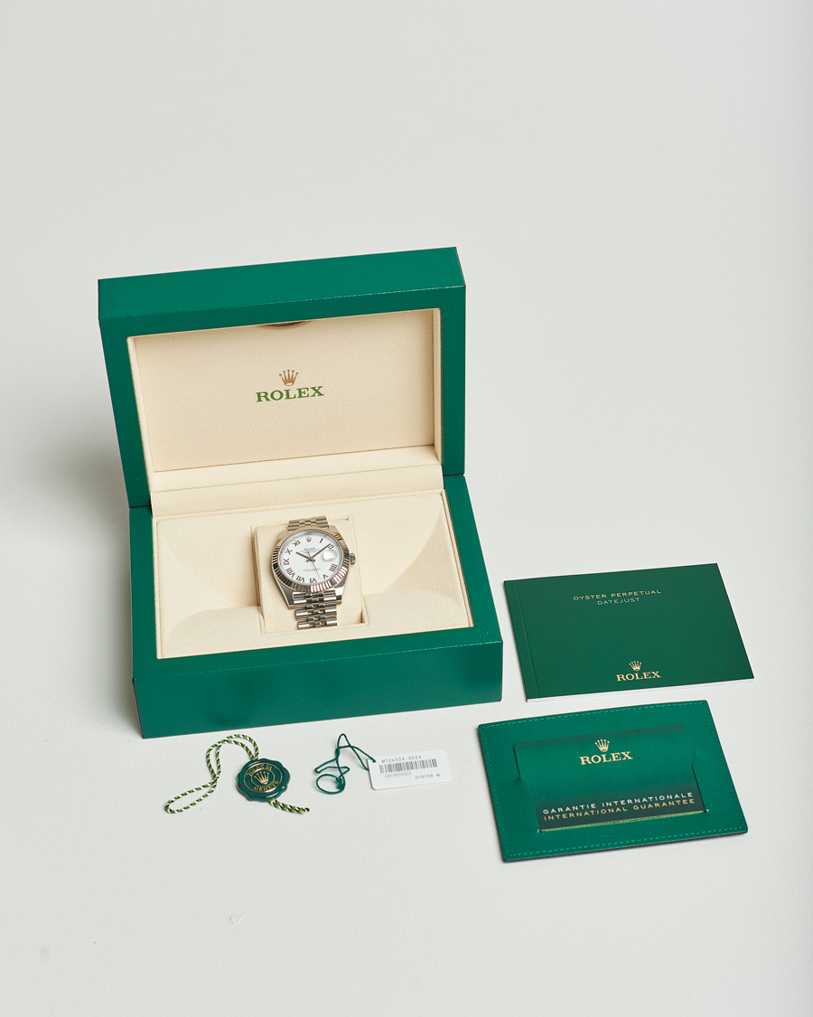 Men | Rolex Pre-Owned Datejust 41 126334 Silver | Rolex Pre-Owned | Datejust 41 126334 Silver