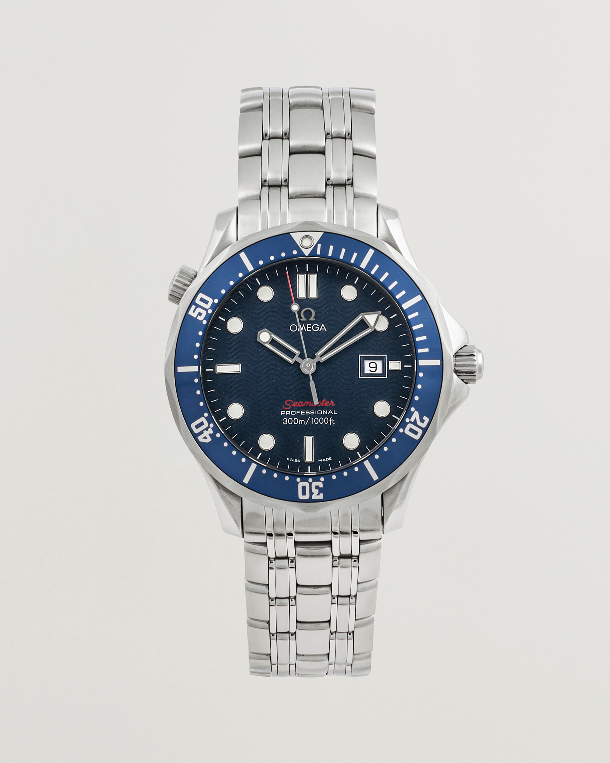 Men | Omega Pre-Owned Seamaster 300M 2111.80 Silver | Omega Pre-Owned | Seamaster 300M 2111.80 Silver