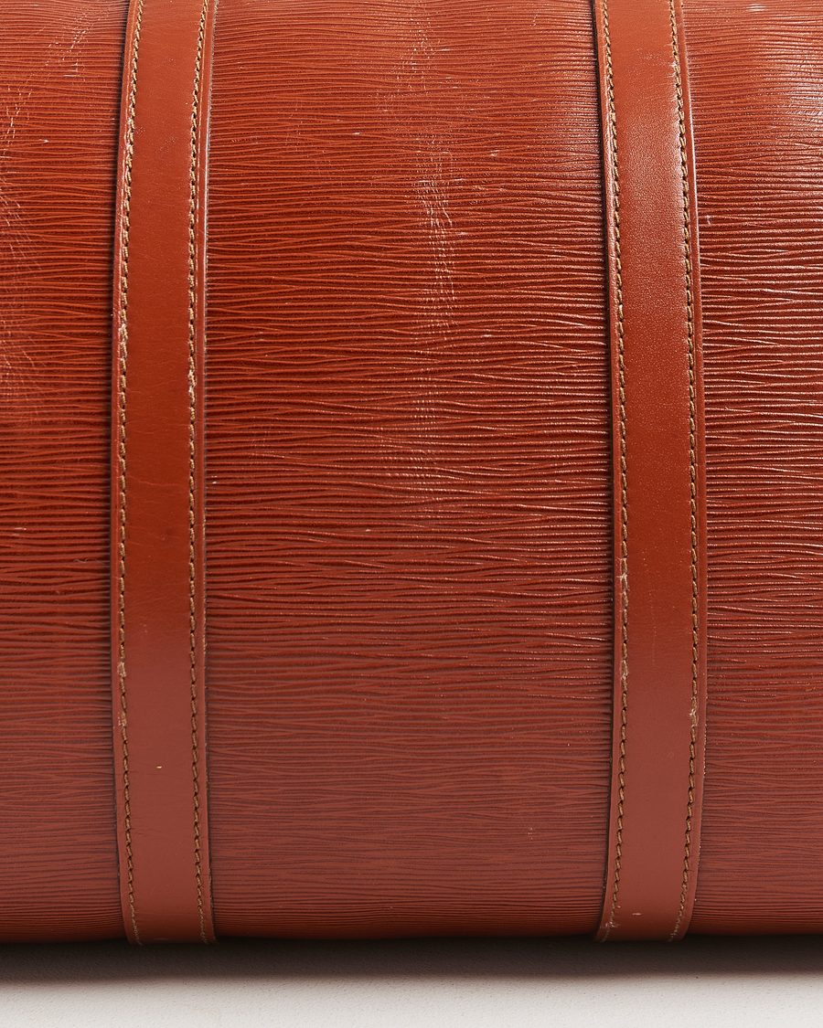 Men | Louis Vuitton Pre-Owned Keepall 50 Epi Leather Travel Bag Brown | Louis Vuitton Pre-Owned | Keepall 50 Epi Leather Travel Bag Brown