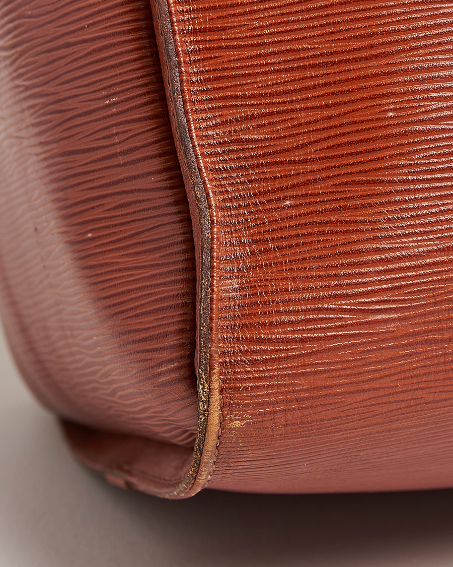 Men | Louis Vuitton Pre-Owned Keepall 50 Epi Leather Travel Bag Brown | Louis Vuitton Pre-Owned | Keepall 50 Epi Leather Travel Bag Brown