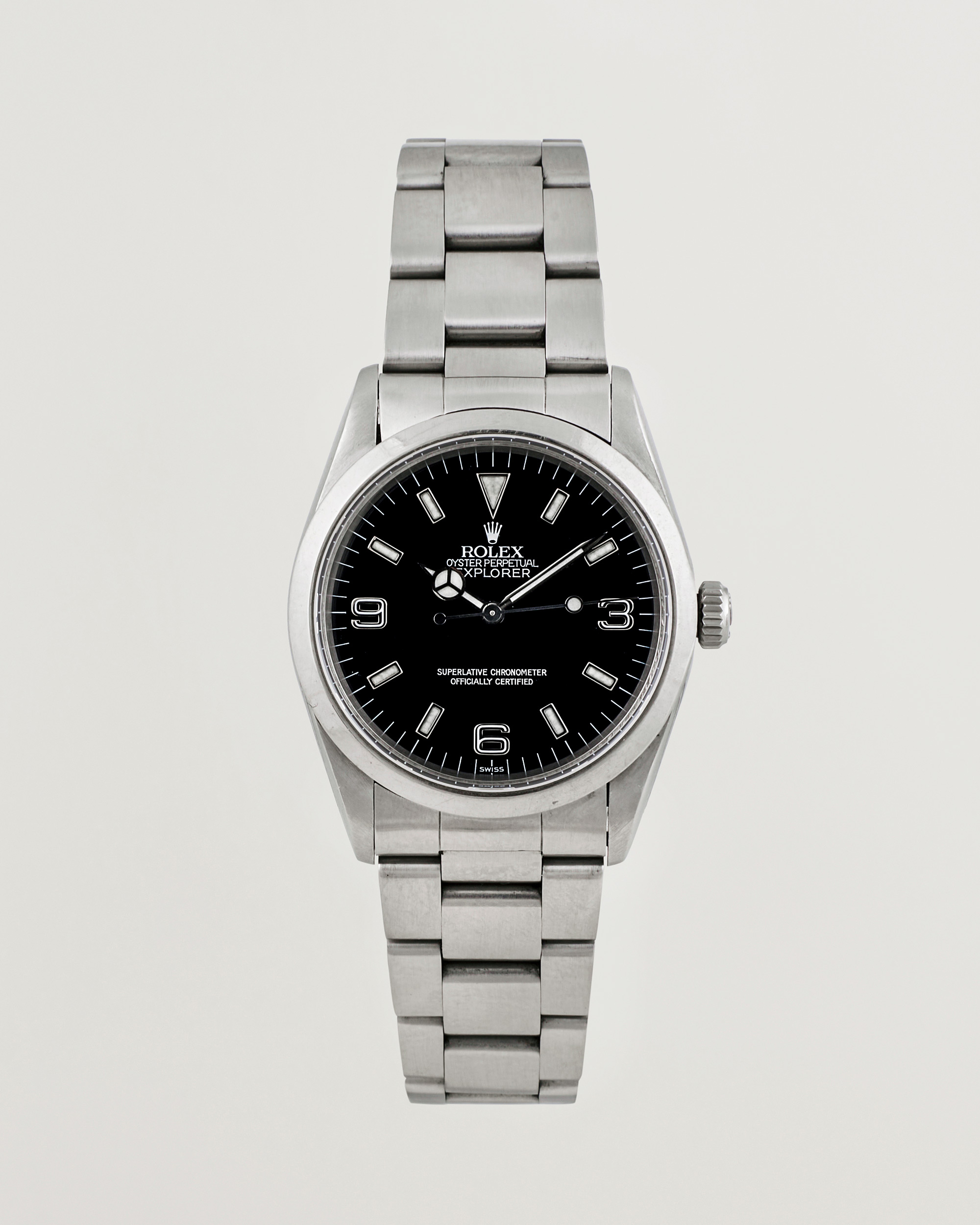 Men | Rolex Pre-Owned Explorer 14270 Silver | Rolex Pre-Owned | Explorer 14270 Silver