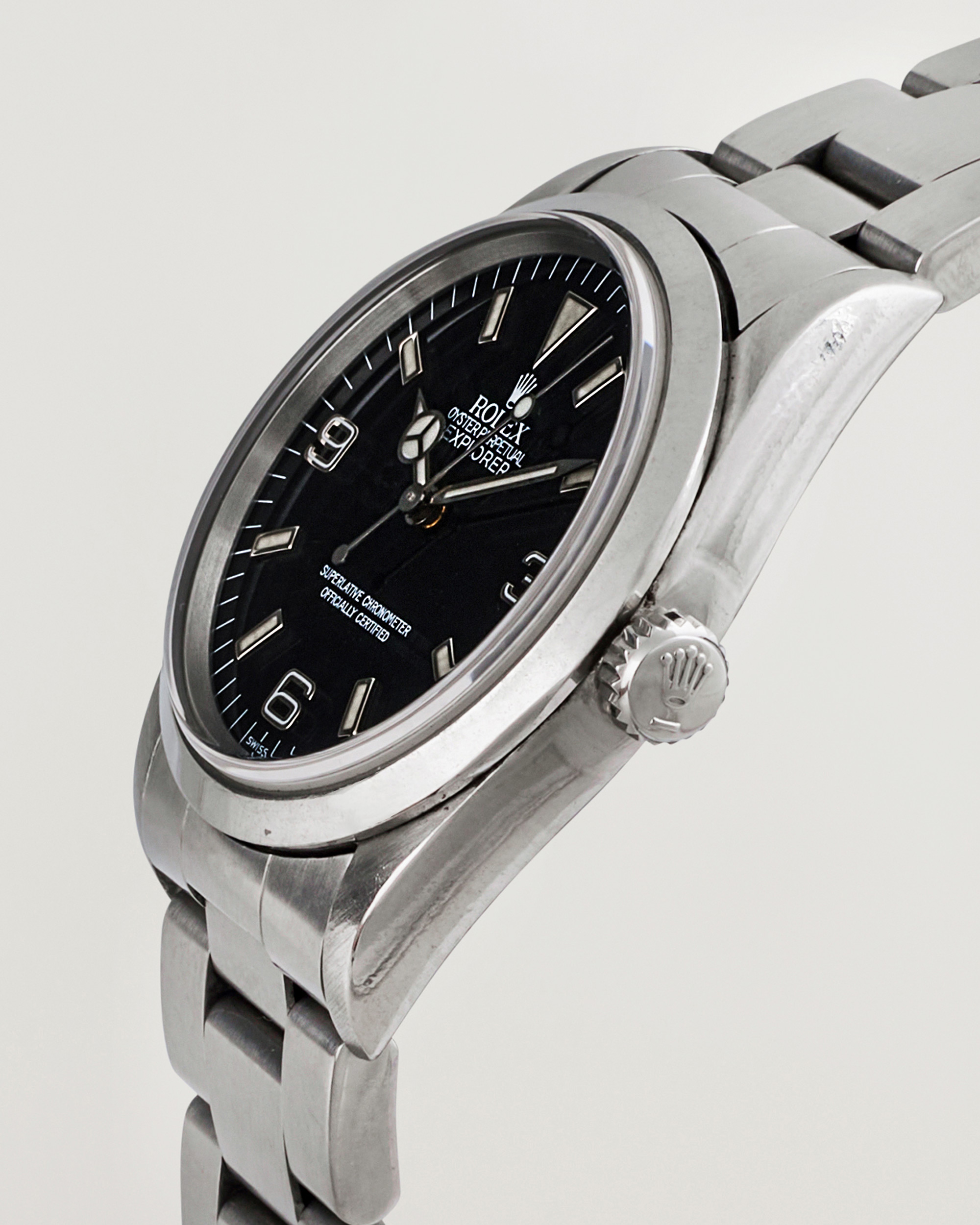 Men | Rolex Pre-Owned Explorer 14270 Silver | Rolex Pre-Owned | Explorer 14270 Silver