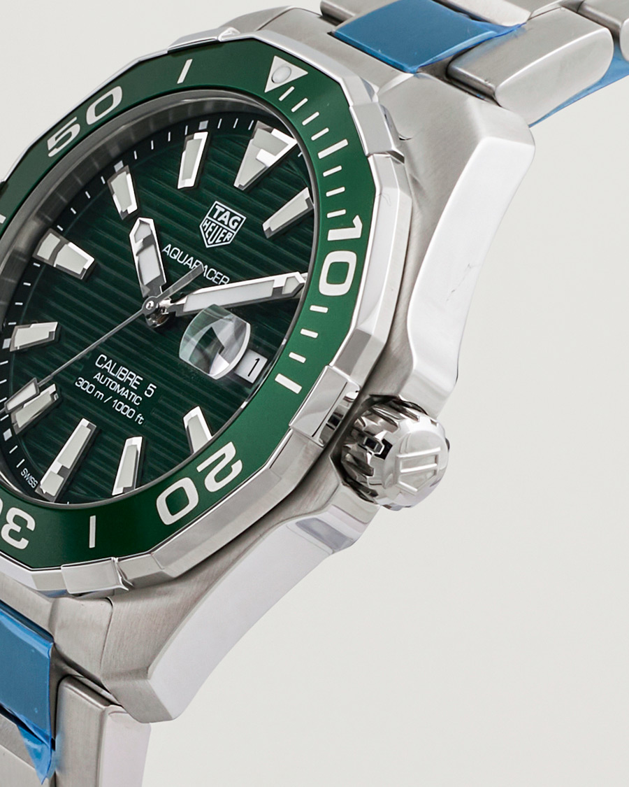 Men | Tag Heuer Pre-Owned Aquaracer 300M Caliber 5 Silver | Tag Heuer Pre-Owned | Aquaracer 300M Caliber 5 Silver