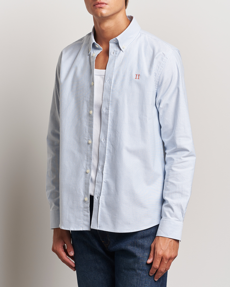 Men | Shirts | LES DEUX | Konrad Contrast Oxford Shirt Light Blue/White