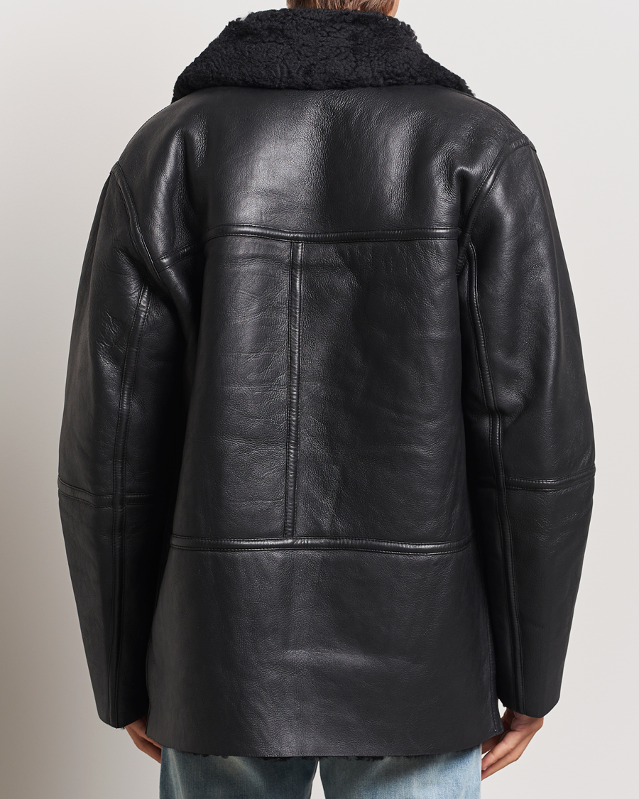 Men | Coats & Jackets | J.Lindeberg | Sutton Shearling Jacket Black
