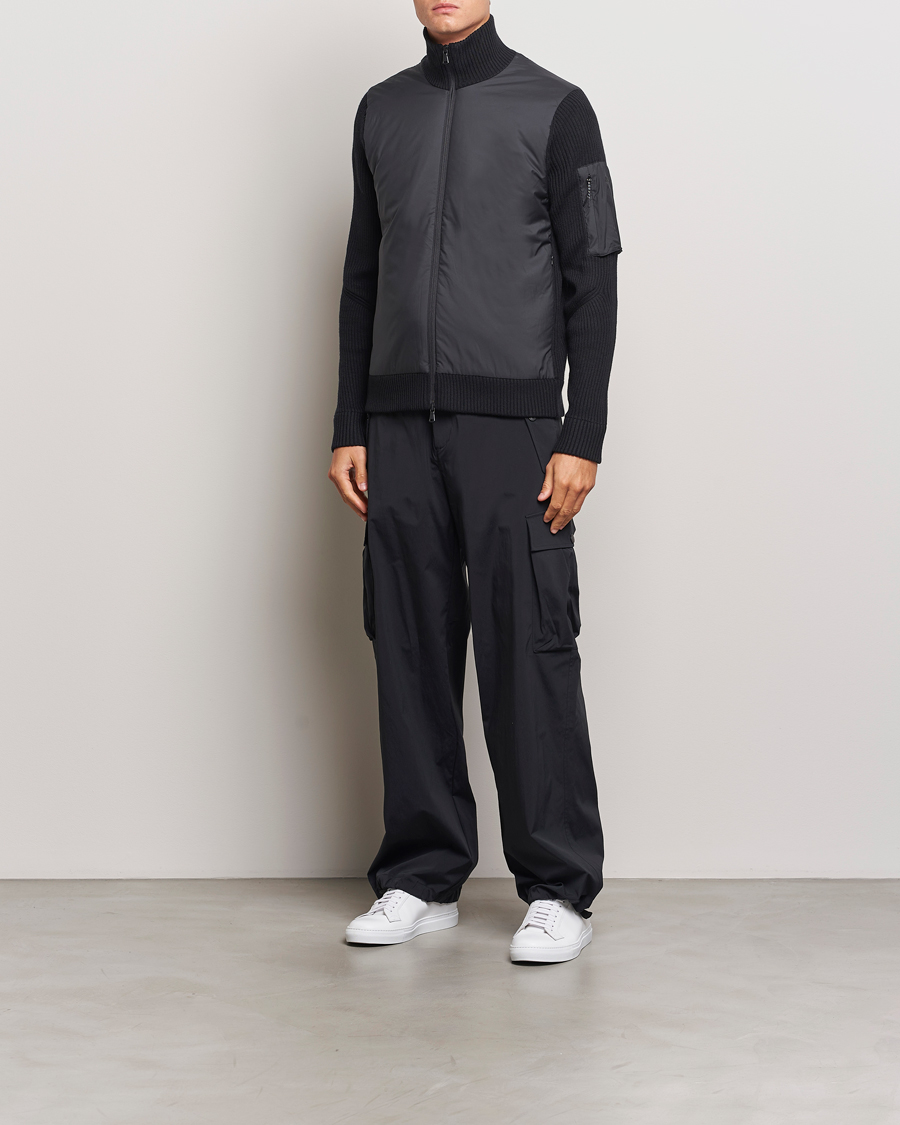 Men | Trousers | J.Lindeberg | Cosmo Tech Cargo Pants Black