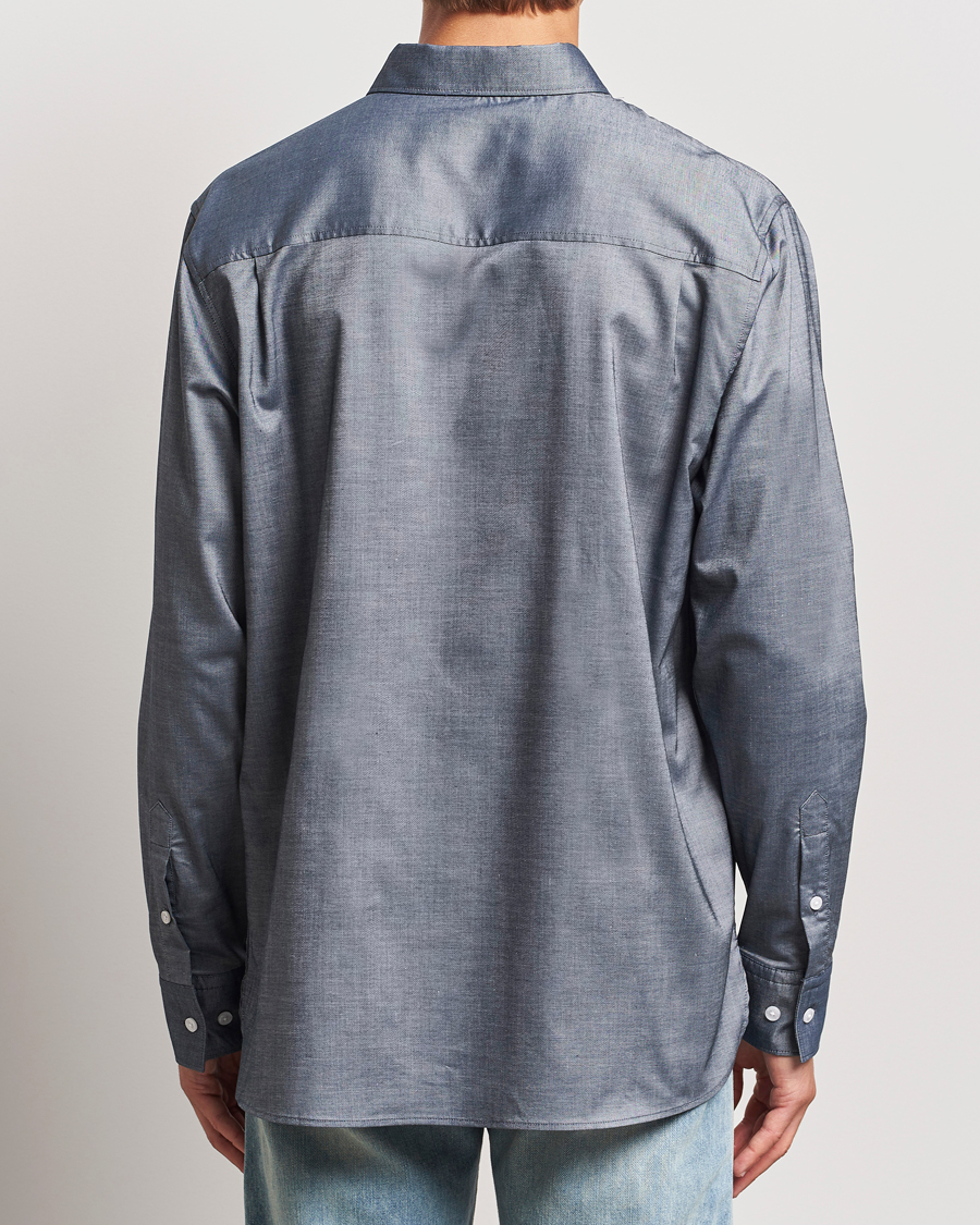 Men | Shirts | J.Lindeberg | Regular Stretch Oxford Shirt Navy