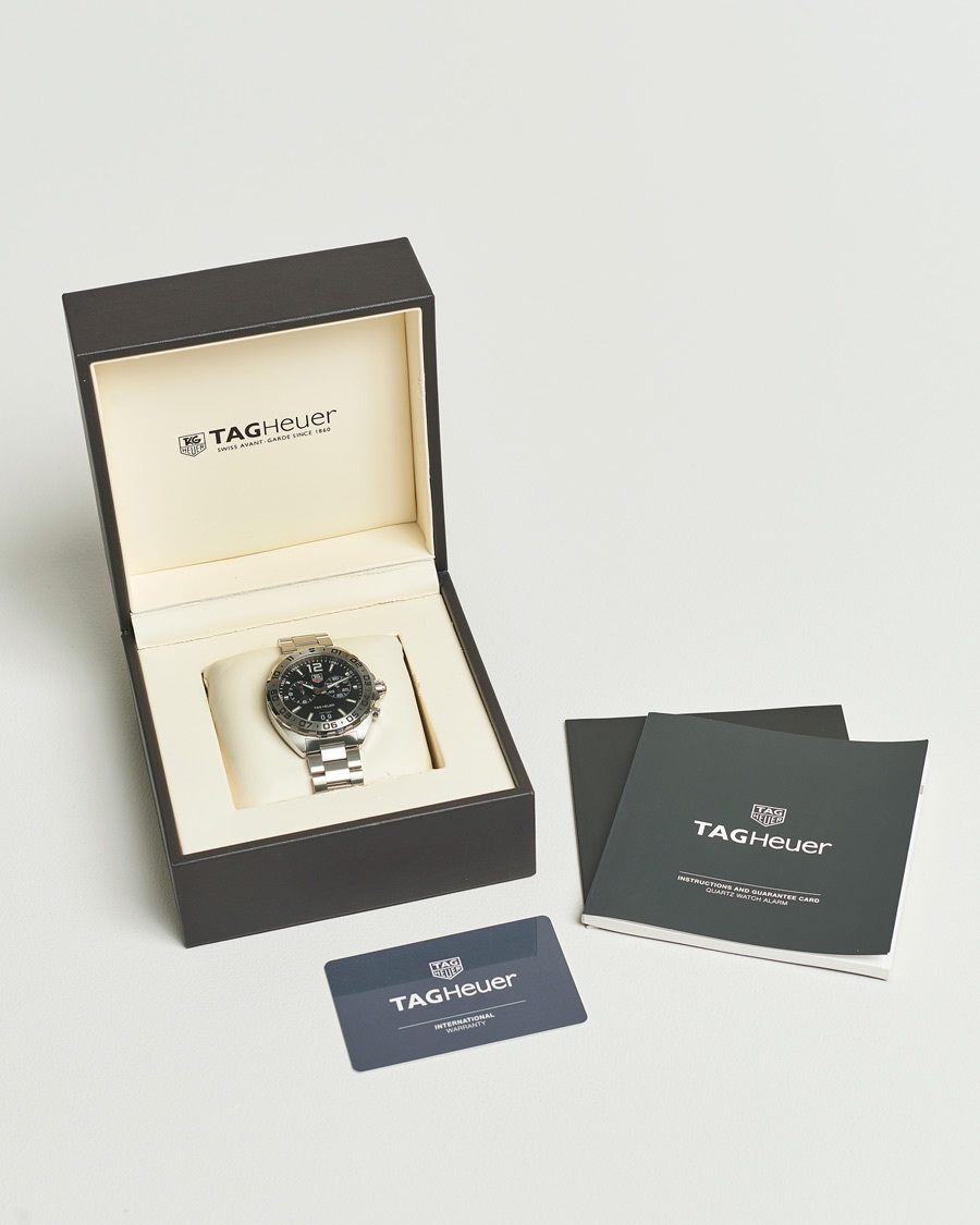 Men | Tag Heuer Pre-Owned Formula 1 Alarm WAZ111A Silver | Tag Heuer Pre-Owned | Formula 1 Alarm WAZ111A Silver