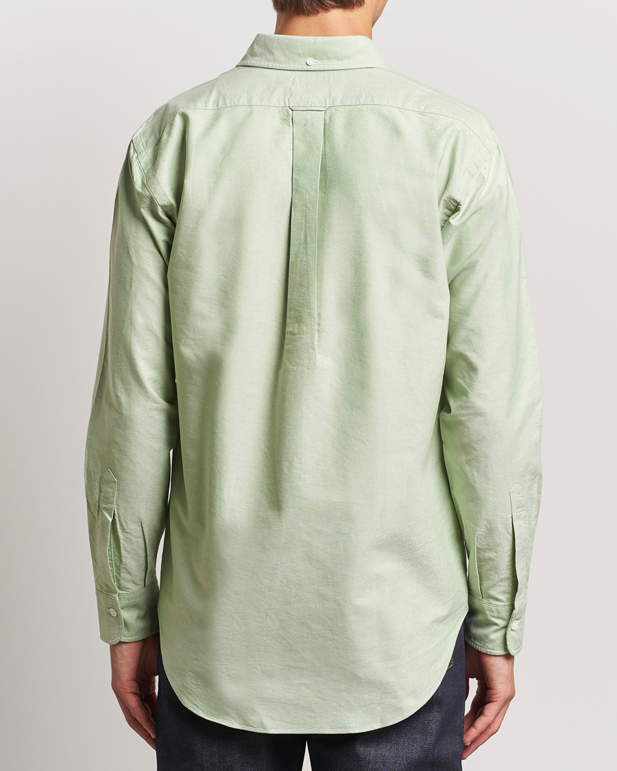 Men | Shirts | Kamakura Shirts | Vintage Ivy Oxford Button Down Shirt Green