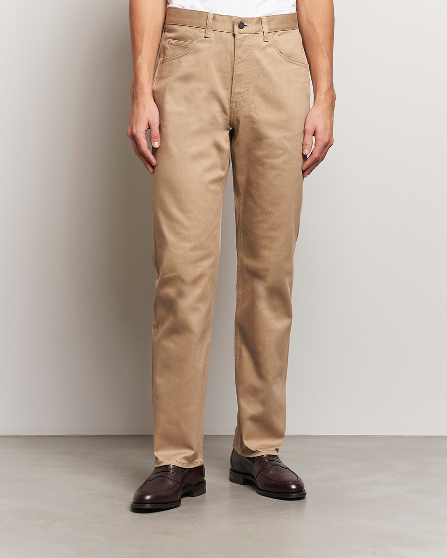 Men | Trousers | Kamakura Shirts | Take Ivy 5-Pocket Pants Khaki