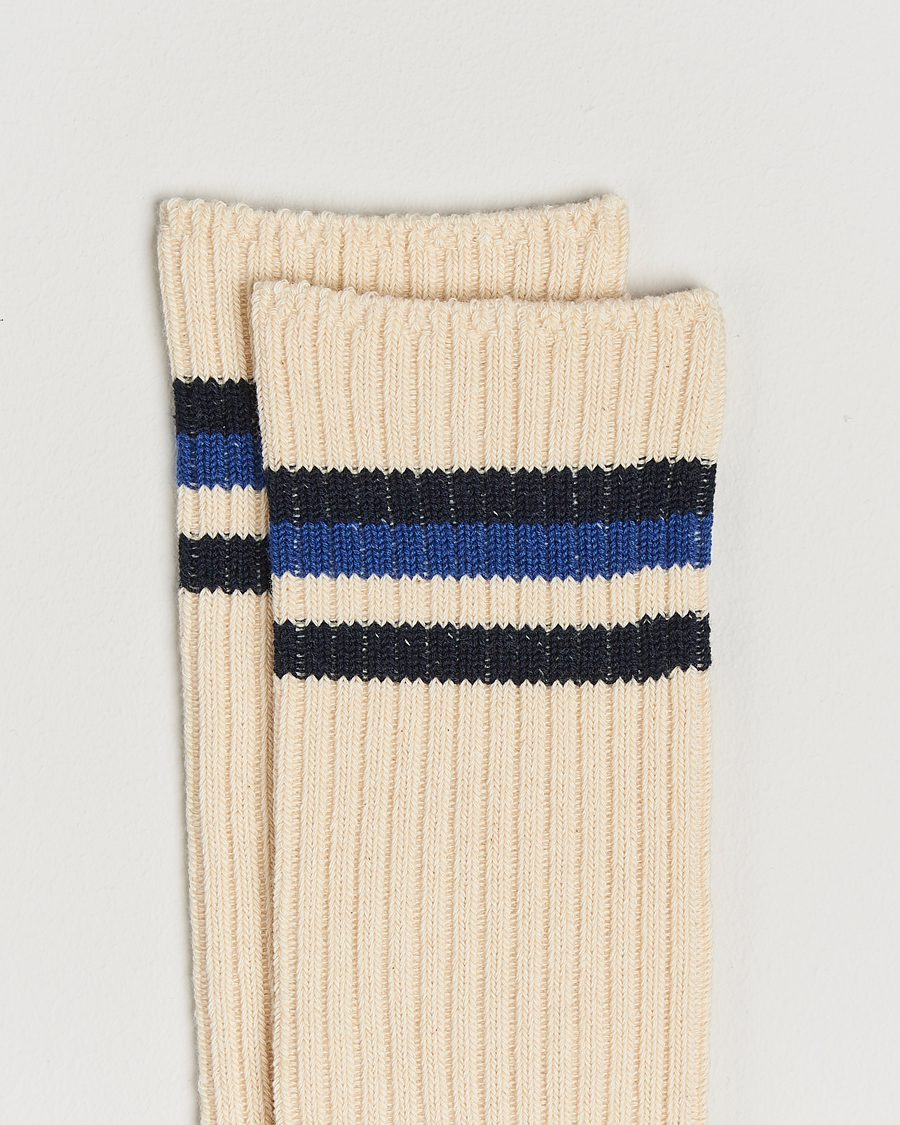 Men | Underwear & Socks | Kamakura Shirts | Vintage Ivy Socks Blue