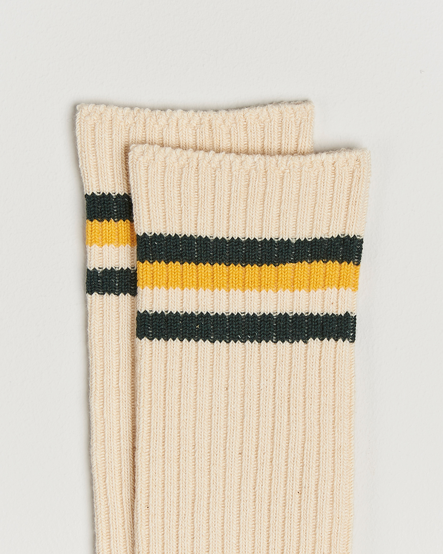 Men | Underwear & Socks | Kamakura Shirts | Vintage Ivy Socks Yellow