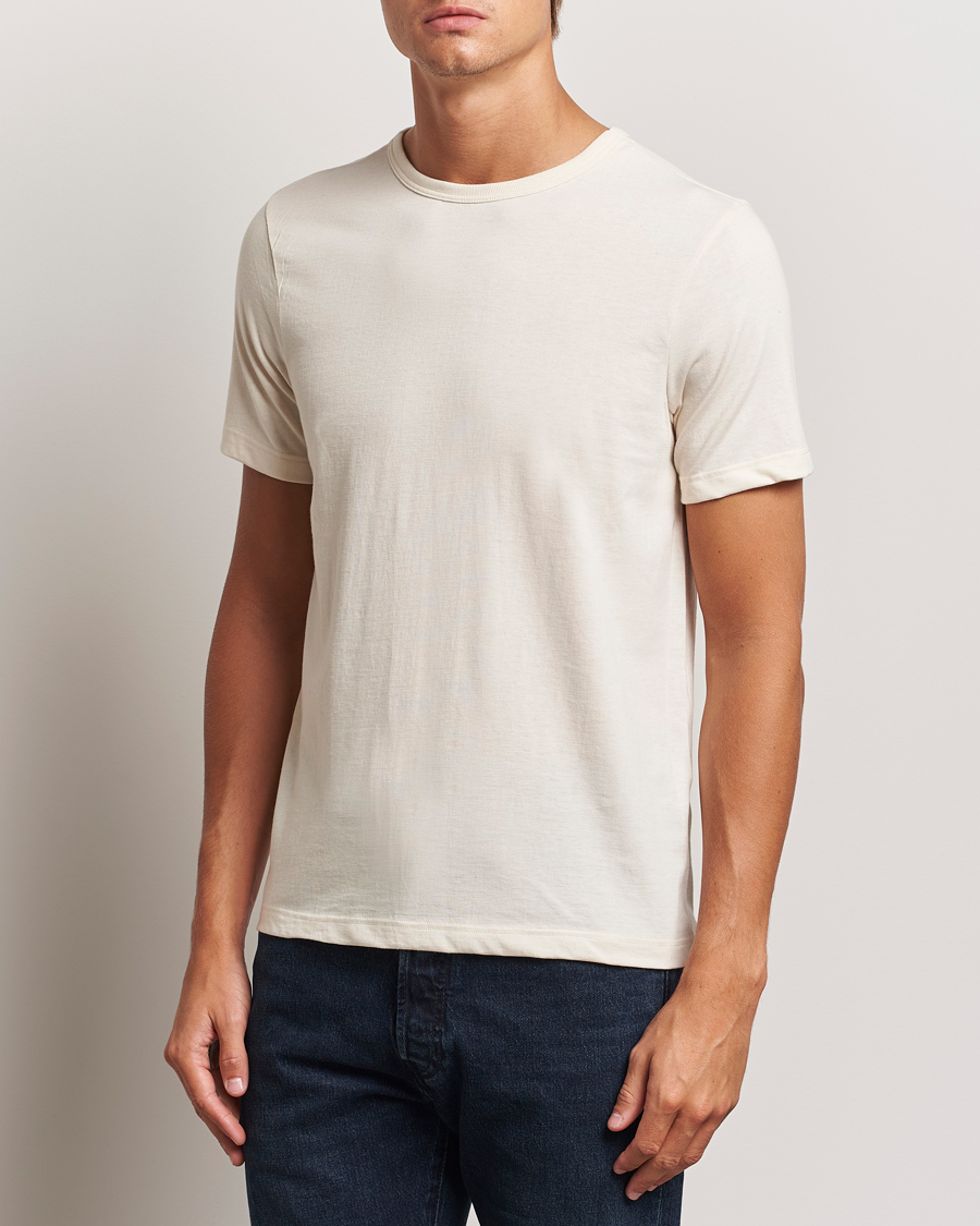 Men | T-Shirts | Merz b. Schwanen | 1950s Classic Loopwheeled T-shirt Nature