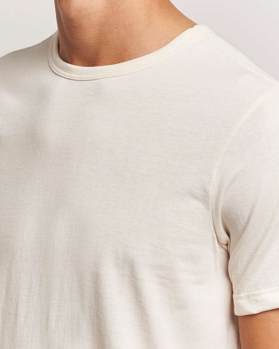 Men | T-Shirts | Merz b. Schwanen | 1950s Classic Loopwheeled T-shirt Nature
