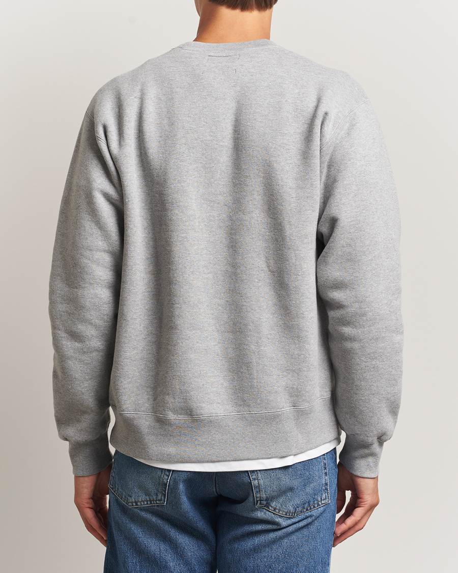 Men | Sweaters & Knitwear | BEAMS PLUS | Japanese Cotton Sweatshirt Heather Grey