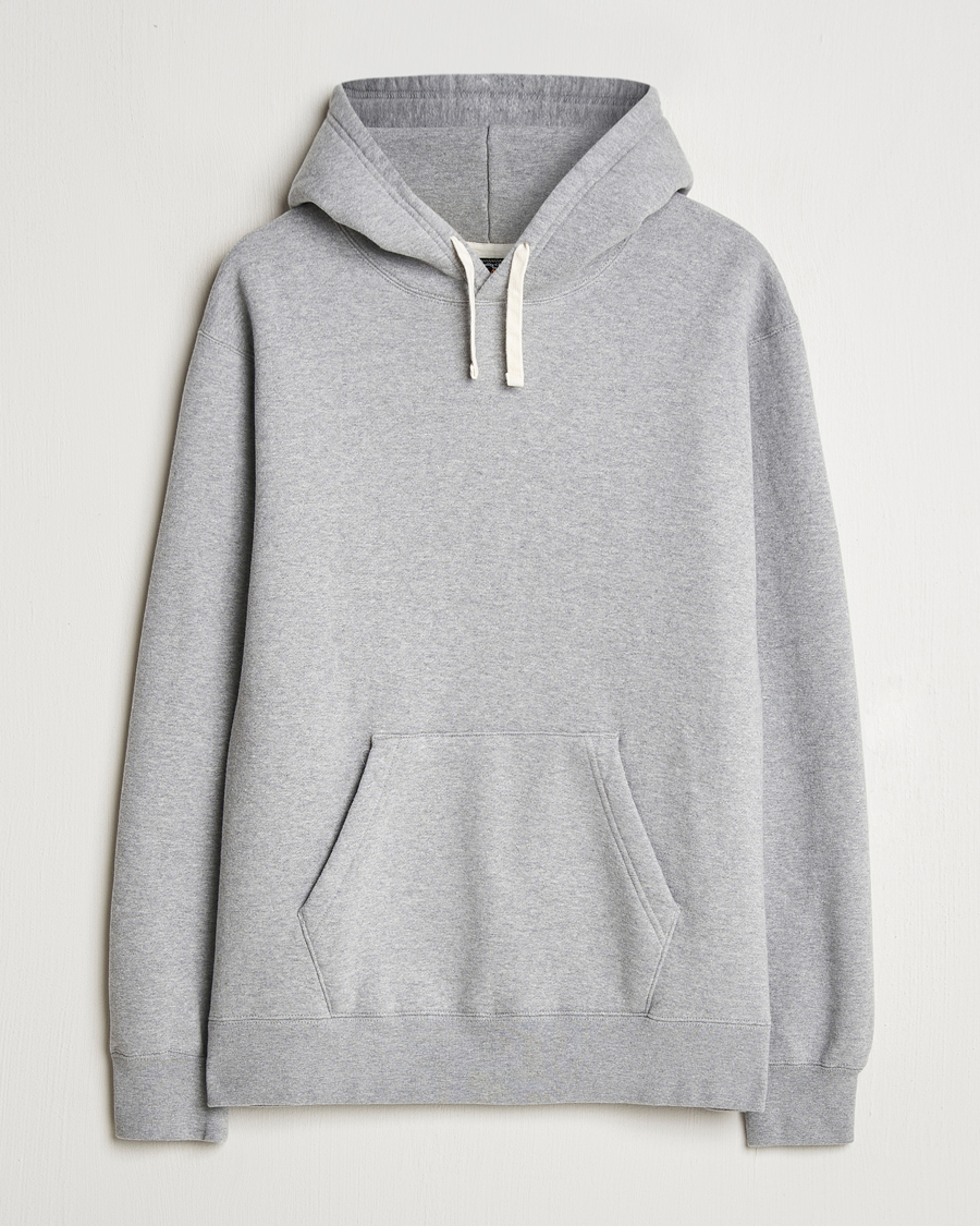 Men | Sweaters & Knitwear | BEAMS PLUS | Japanese Cotton Hoodie Grey