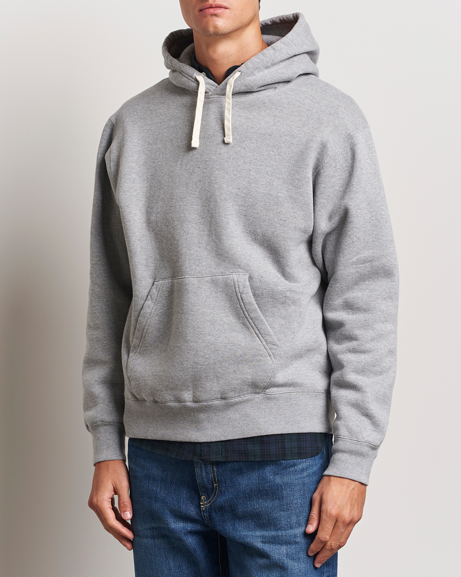 Men | Sweaters & Knitwear | BEAMS PLUS | Japanese Cotton Hoodie Grey