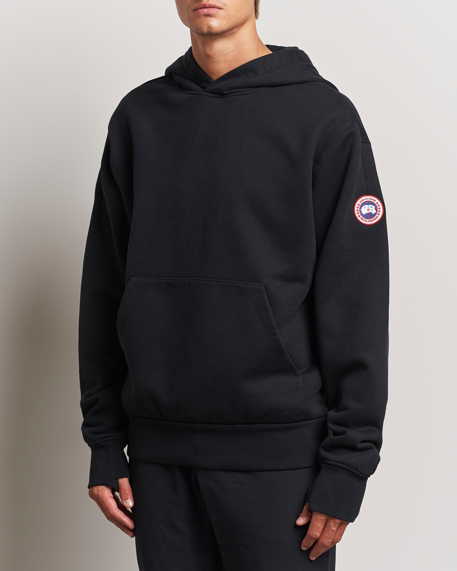 Men | Sweaters & Knitwear | Canada Goose | Black Label Tobermory Heavyweight Hoody Black