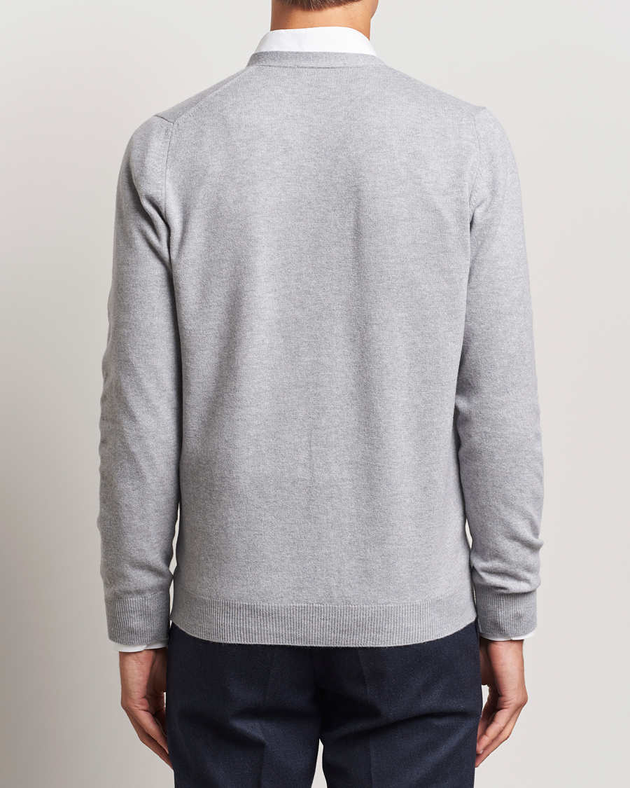 Men | Sweaters & Knitwear | Gran Sasso | Wool/Cashmere Cardigan Light Grey