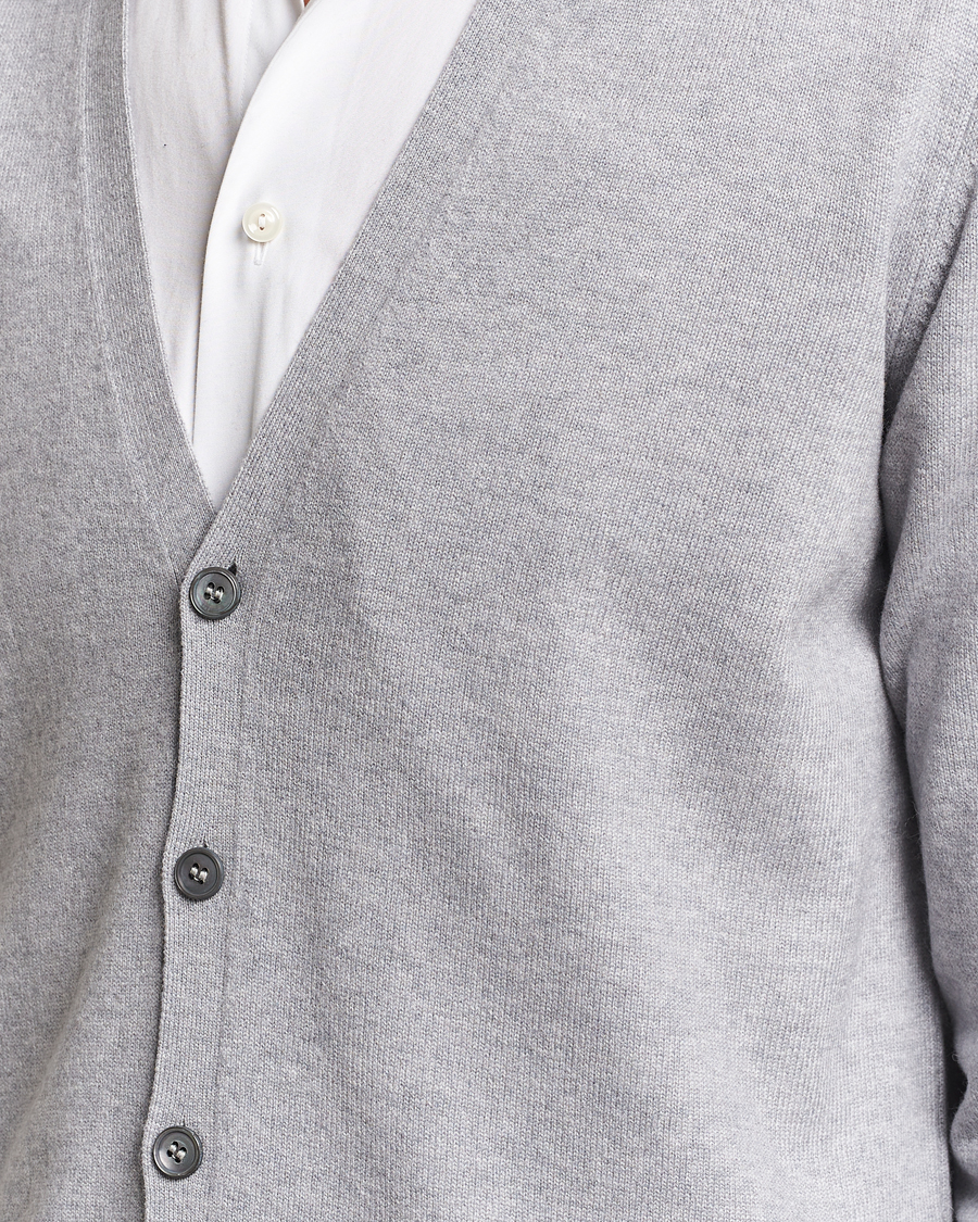 Men | Sweaters & Knitwear | Gran Sasso | Wool/Cashmere Cardigan Light Grey