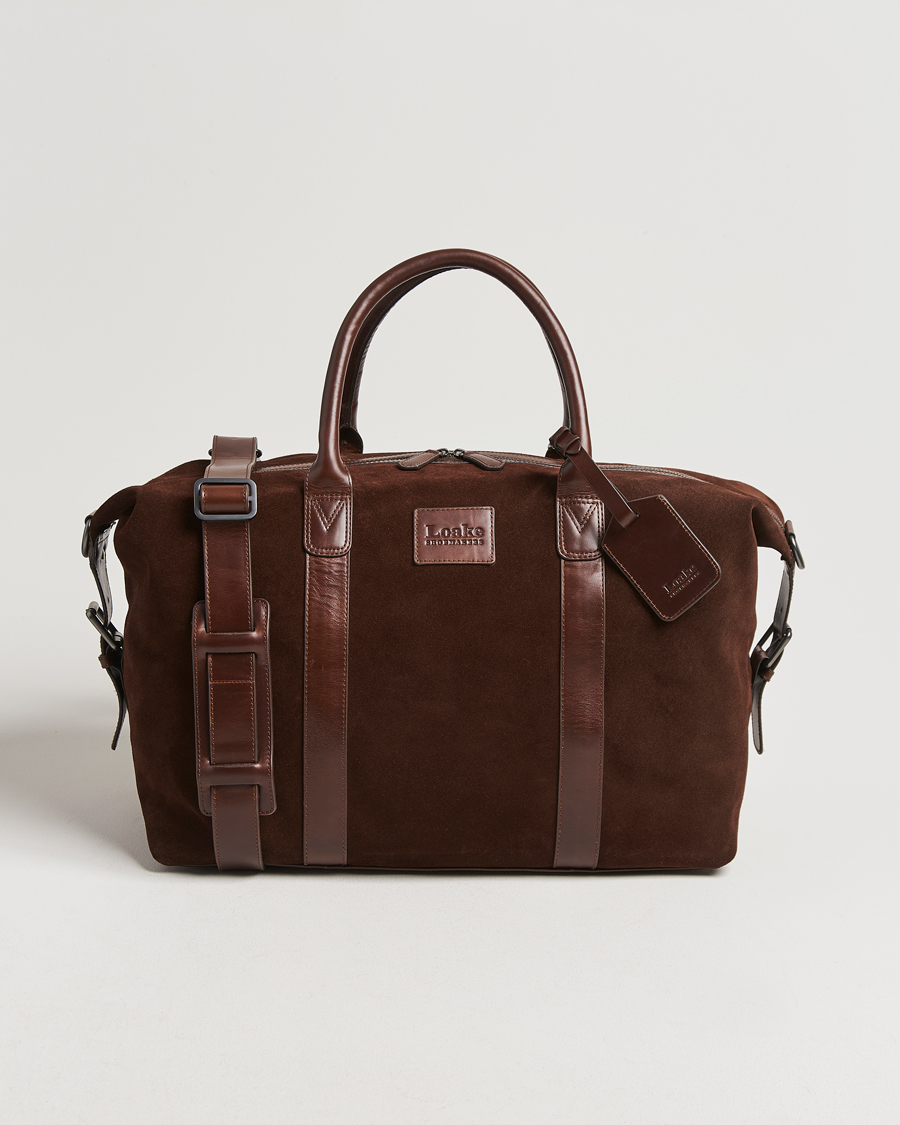 Men | Bags | Loake Shoemakers | Balmoral Suede Weekendbag Polo