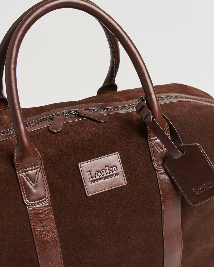 Men | Bags | Loake Shoemakers | Balmoral Suede Weekendbag Polo