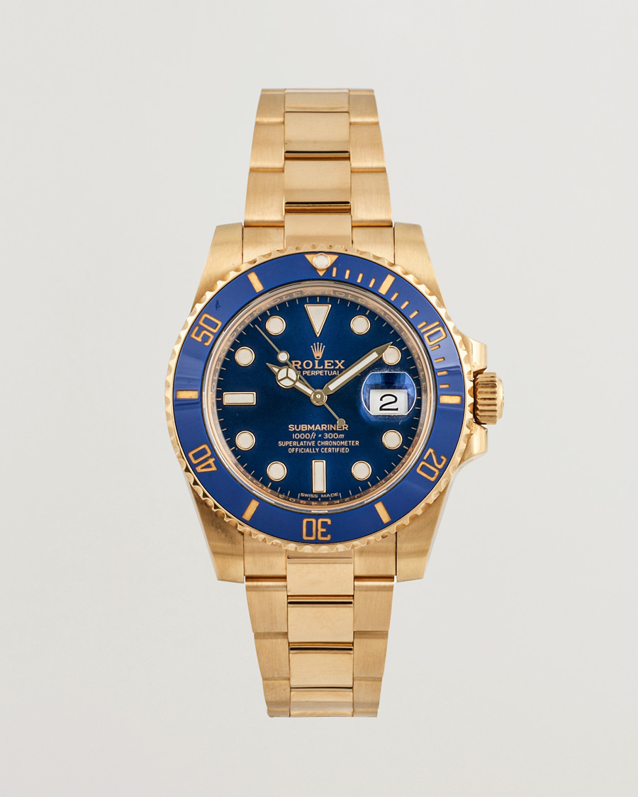 Men | Pre-Owned & Vintage Watches | Rolex Pre-Owned | Submariner Date 18K 116618LB Gold
