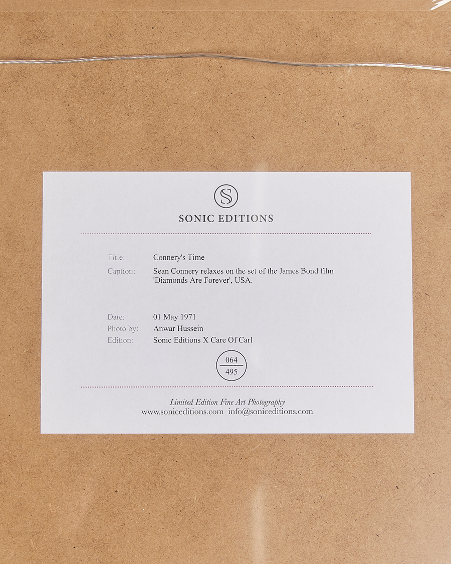 Men | Posters | Sonic Editions | Framed Connery’s Time