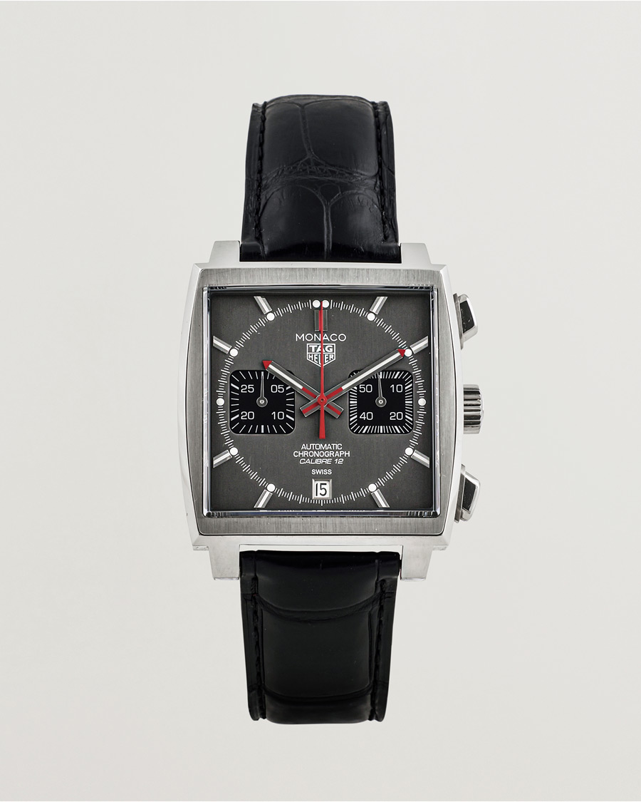 Men | Tag Heuer Pre-Owned Monaco Final Edition Silver | Tag Heuer Pre-Owned | Monaco Final Edition Silver