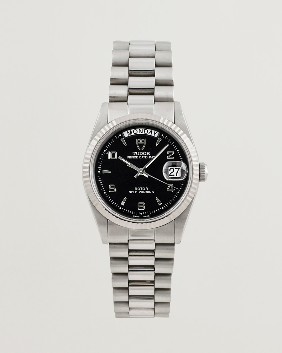 Men | Tudor Pre-Owned Date Day 76214 Silver | Tudor Pre-Owned | Date Day 76214 Silver