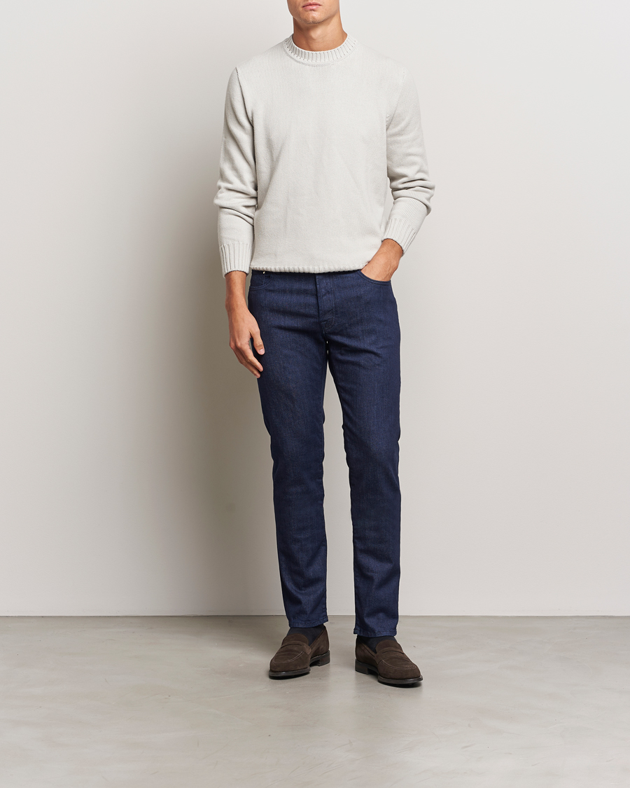 Men | Jeans | Jacob Cohën | Bard 688 Slim Fit Stretch Jeans Dark Tonal Wash