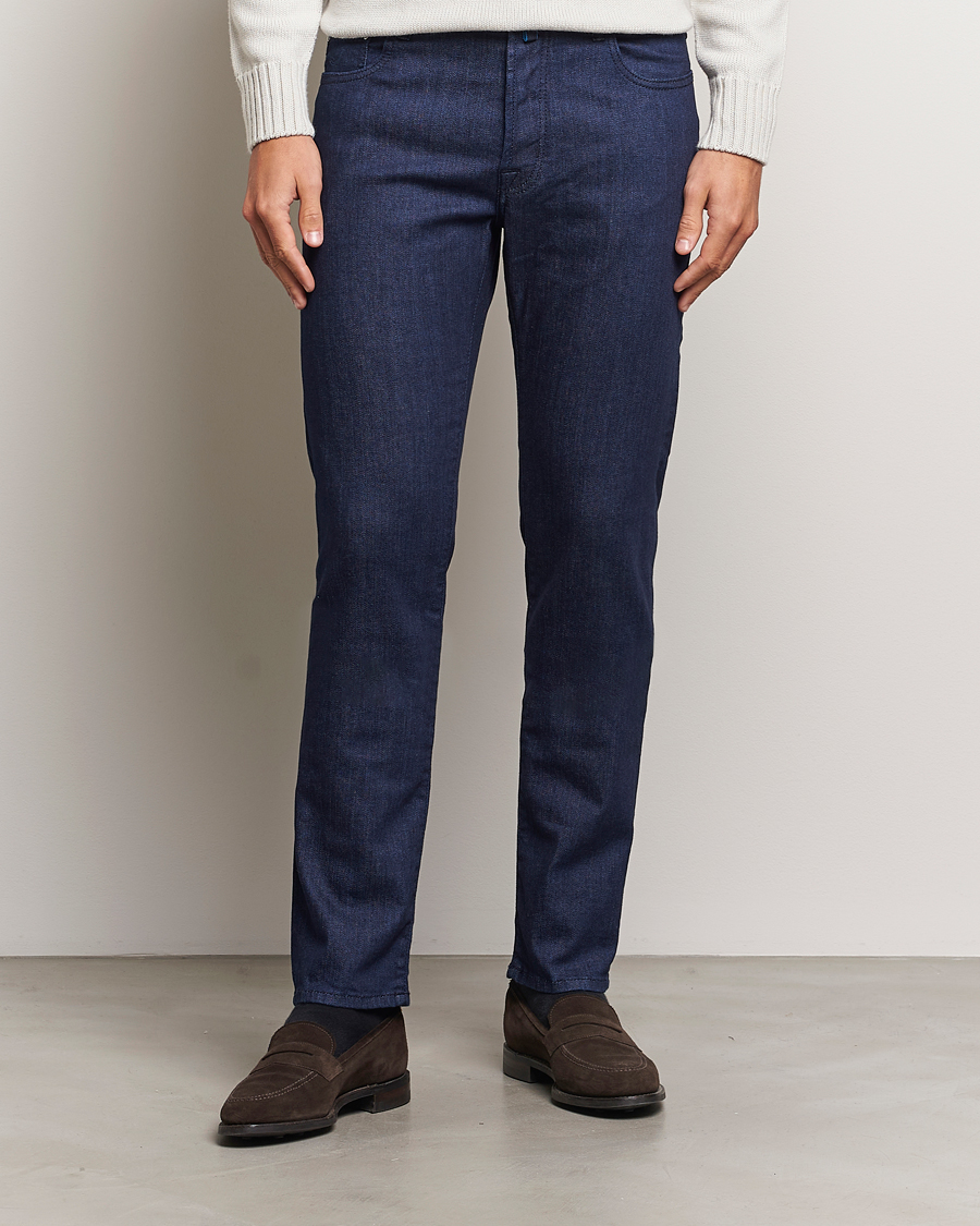 Men | Jeans | Jacob Cohën | Bard 688 Slim Fit Stretch Jeans Dark Tonal Wash