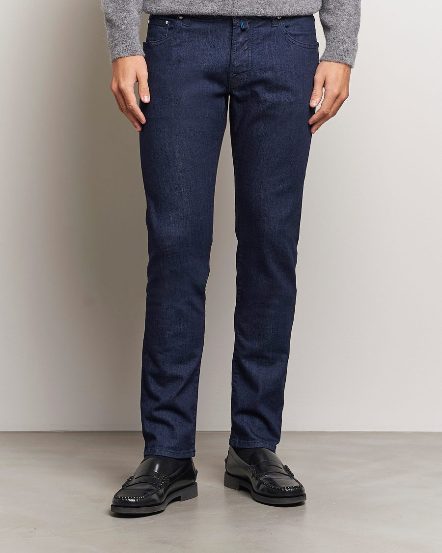 Men | Jeans | Jacob Cohën | Nick 622 Slim Fit Stretch Jeans Dark Tonal Wash