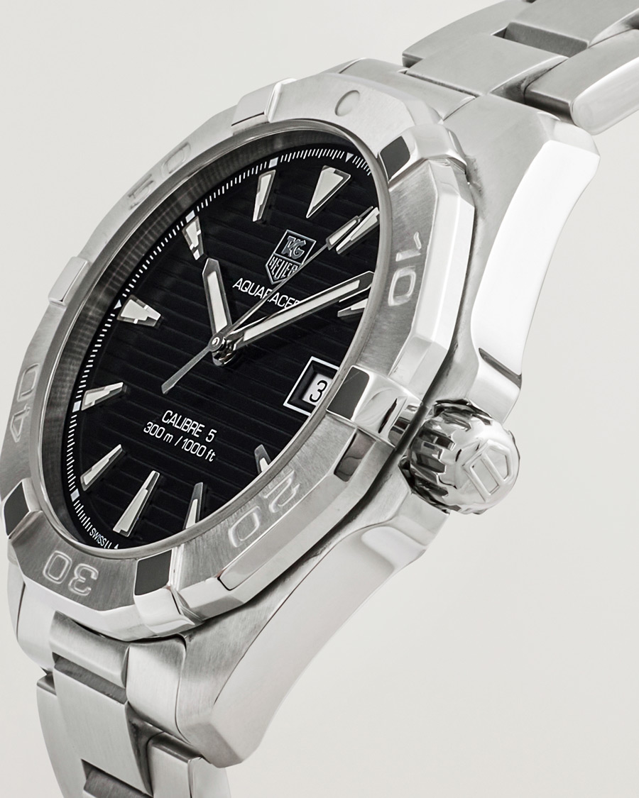 Men | Tag Heuer Pre-Owned Aquaracer Caliber 5 Silver | Tag Heuer Pre-Owned | Aquaracer Caliber 5 Silver
