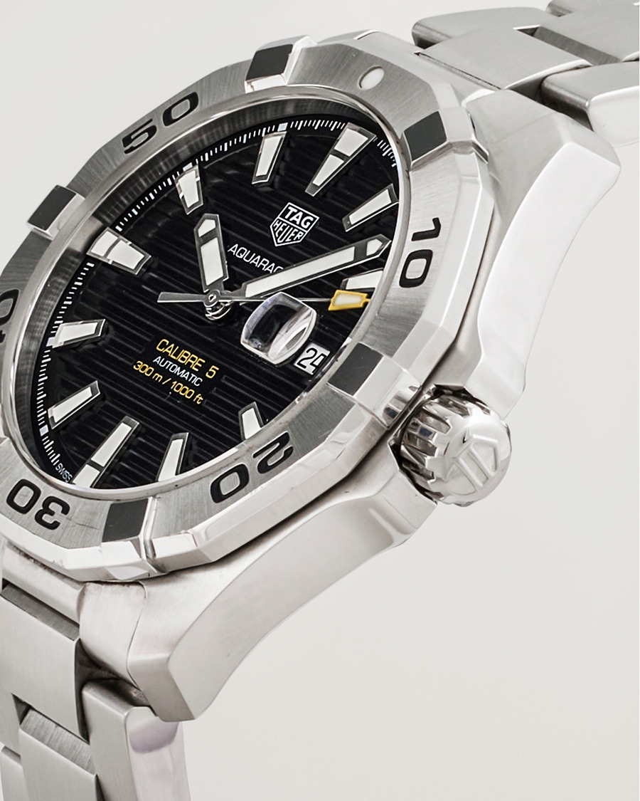 Men | Tag Heuer Pre-Owned Aquaracer Caliber 5 Silver | Tag Heuer Pre-Owned | Aquaracer Caliber 5 Silver