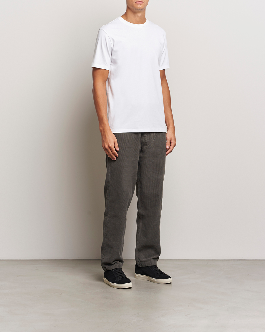 Men | T-Shirts | A Day's March | Midweight T-Shirt White