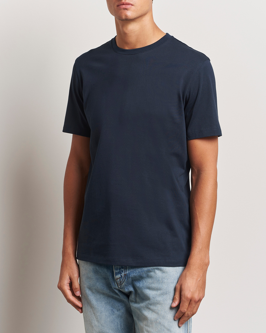 Men | T-Shirts | A Day's March | Midweight T-Shirt Navy