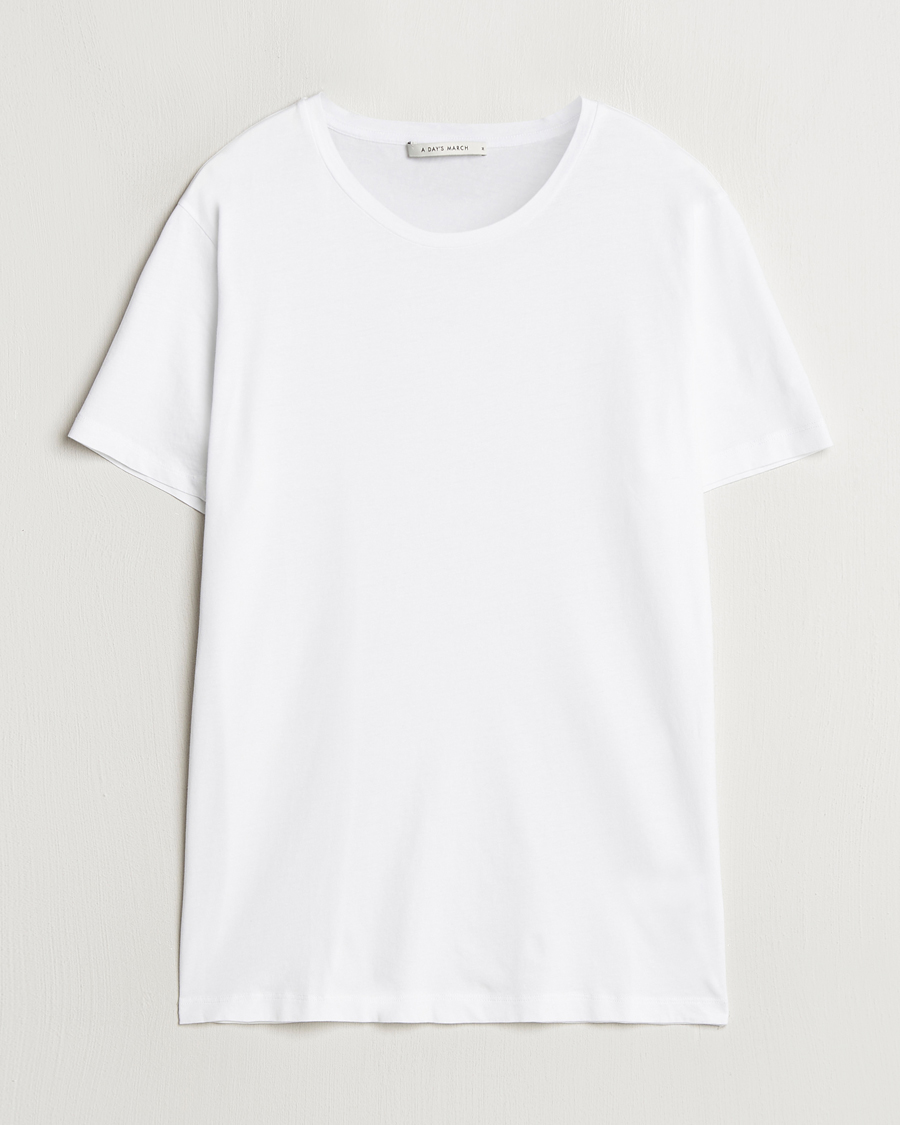 Men | T-Shirts | A Day's March | Lightweight T-Shirt White