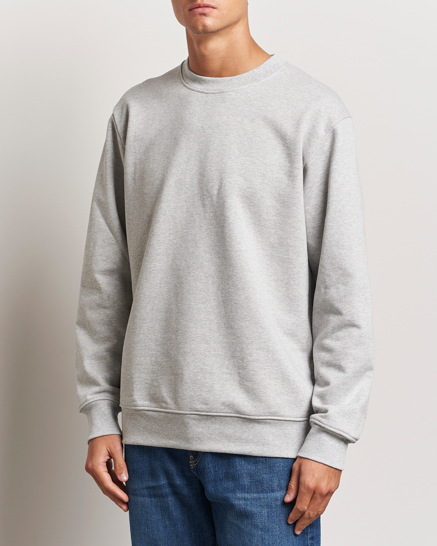 Men | Sweaters & Knitwear | A Day's March | Etienne Sweatshirt Grey Melange