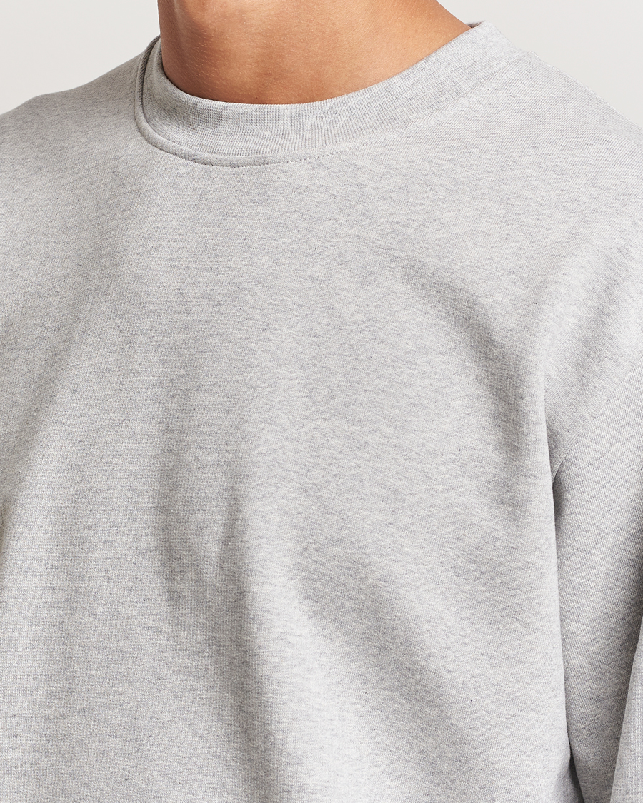 Men | Sweaters & Knitwear | A Day's March | Etienne Sweatshirt Grey Melange