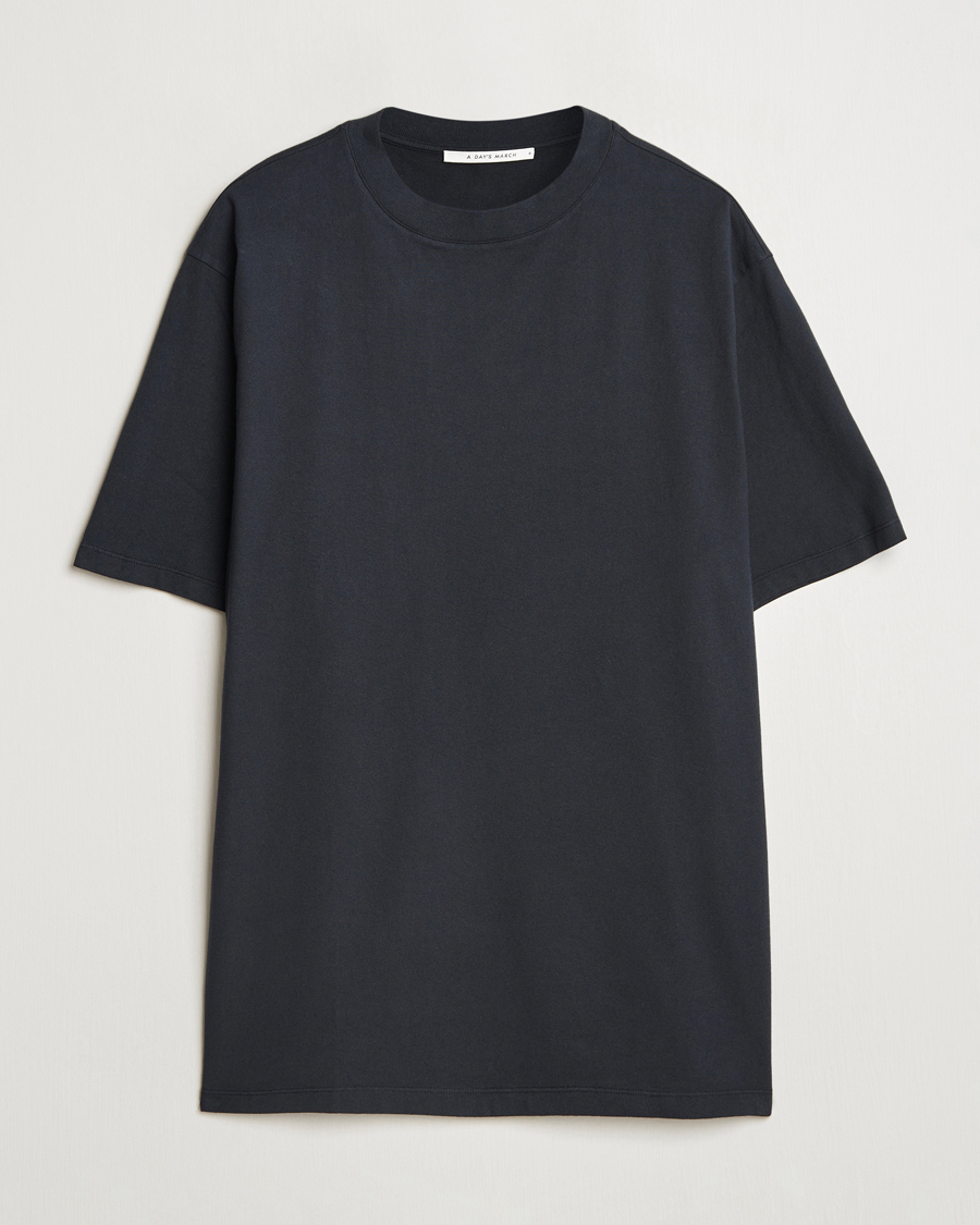 Men | T-Shirts | A Day's March | Tron Relaxed T-Shirt Black