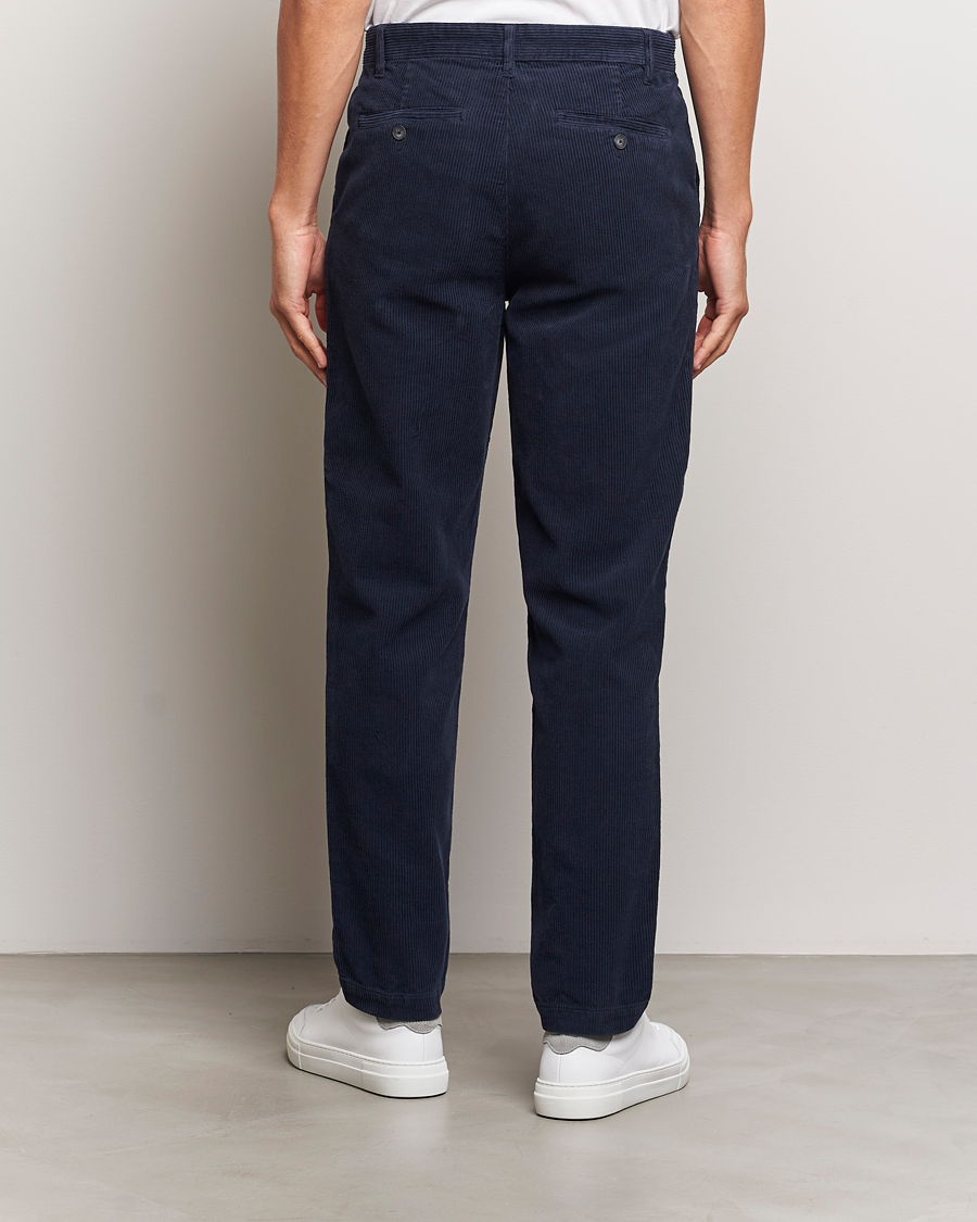Men | Trousers | A Day's March | Miller Corduroy Trousers Navy