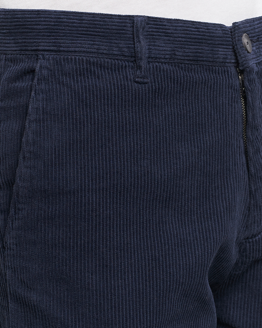 Men | Trousers | A Day's March | Miller Corduroy Trousers Navy