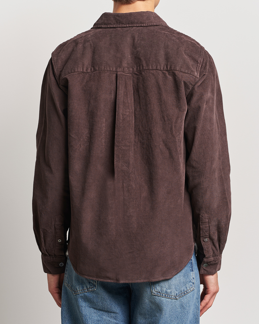 Men | Shirts | A Day's March | Denver Corduroy Shirt Chocolate