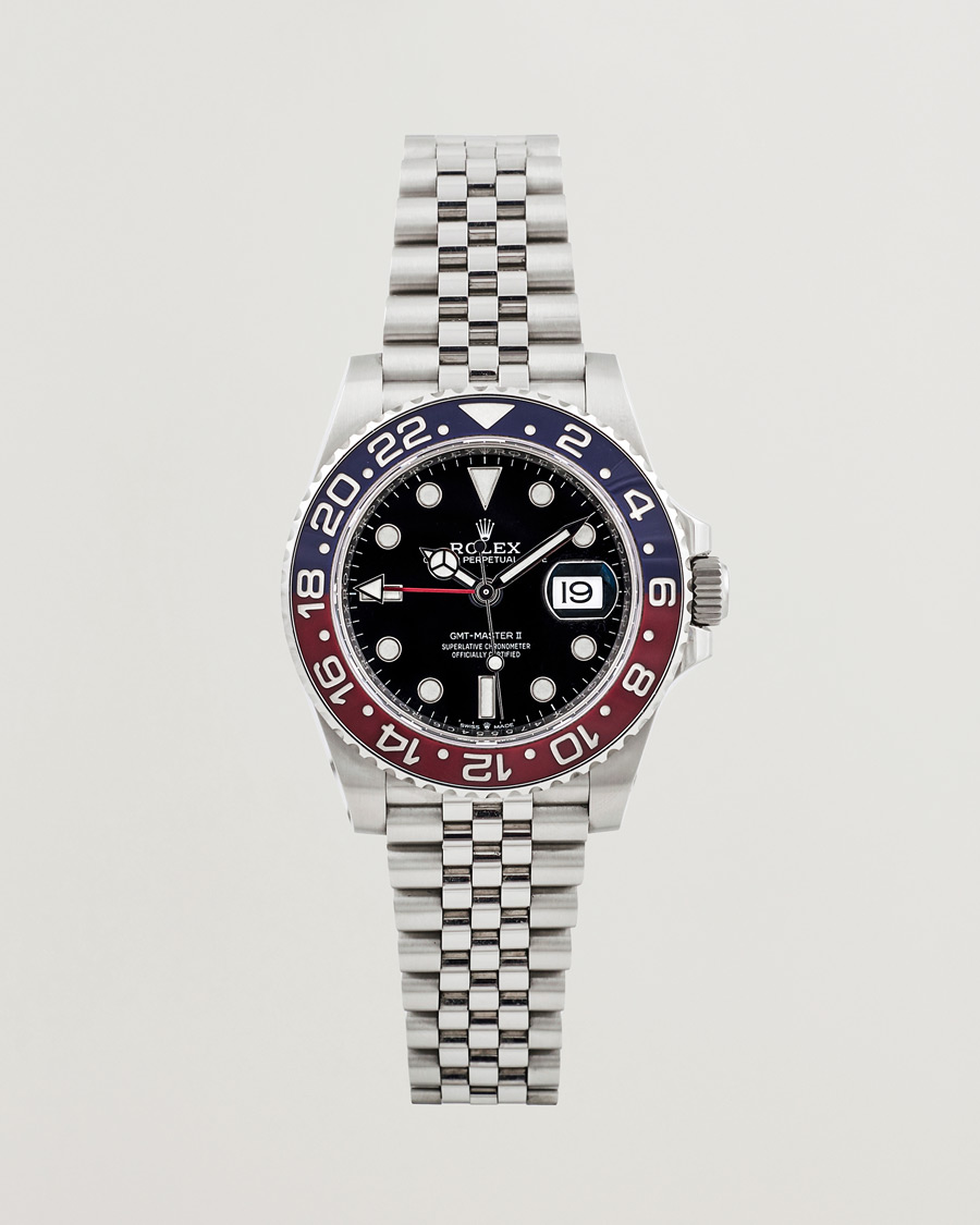Men | Rolex Pre-Owned GMT-MASTER II Silver | Rolex Pre-Owned | GMT-MASTER II Silver