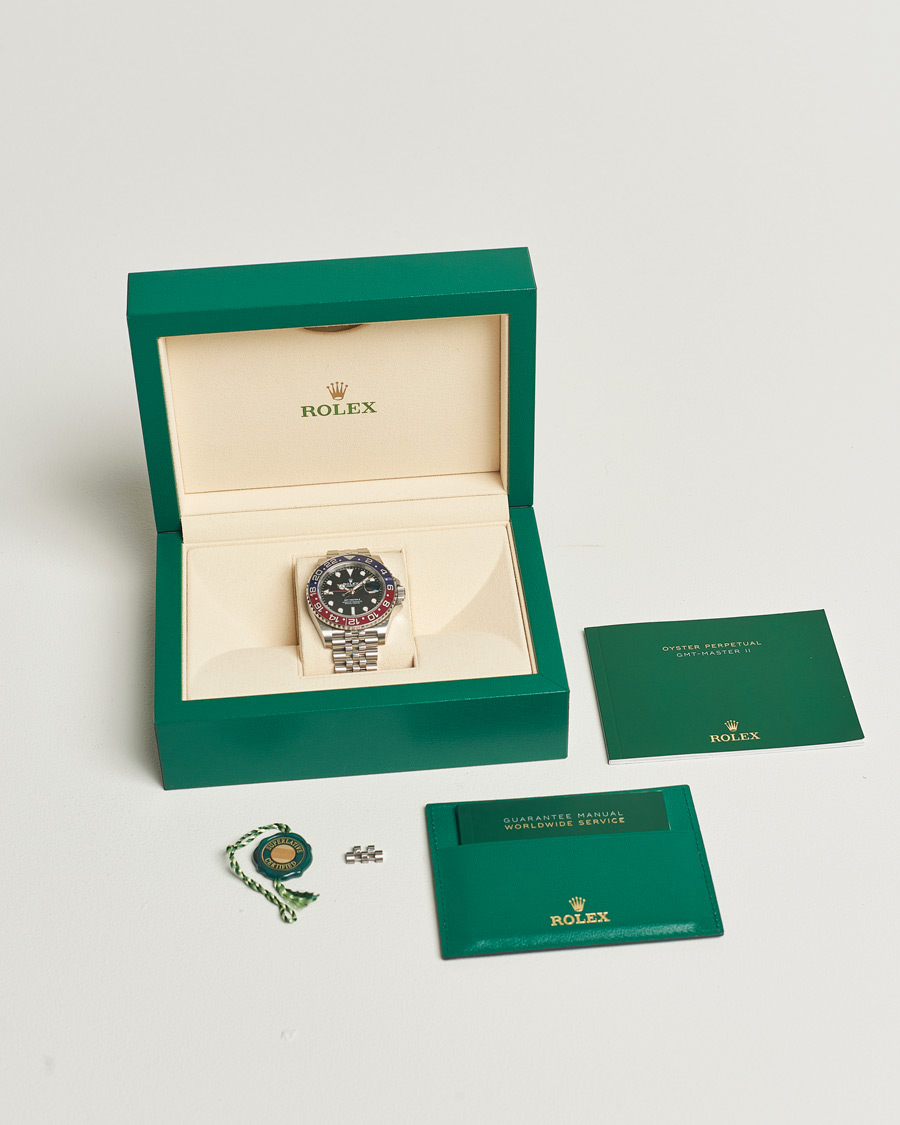 Men | Rolex Pre-Owned GMT-MASTER II Silver | Rolex Pre-Owned | GMT-MASTER II Silver