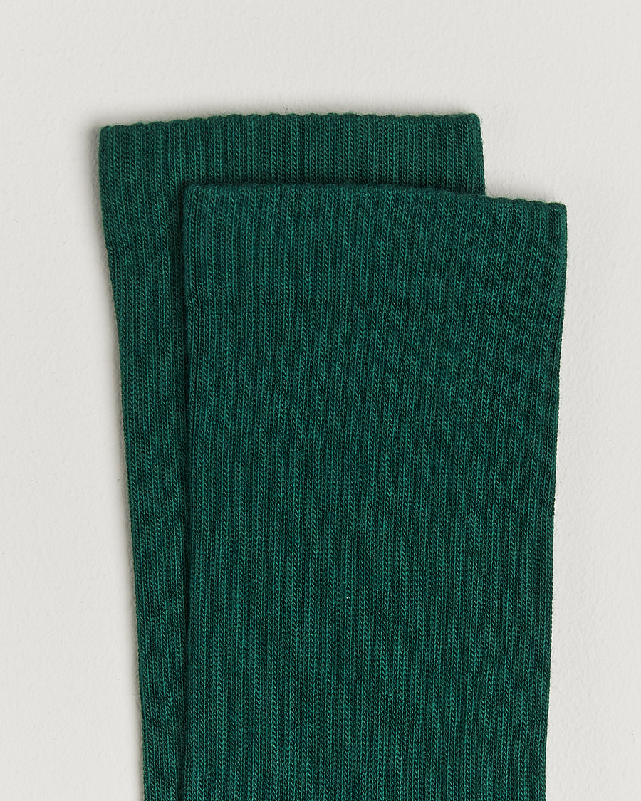 Men | Underwear & Socks | Sweyd | Crew Cotton Socks Green