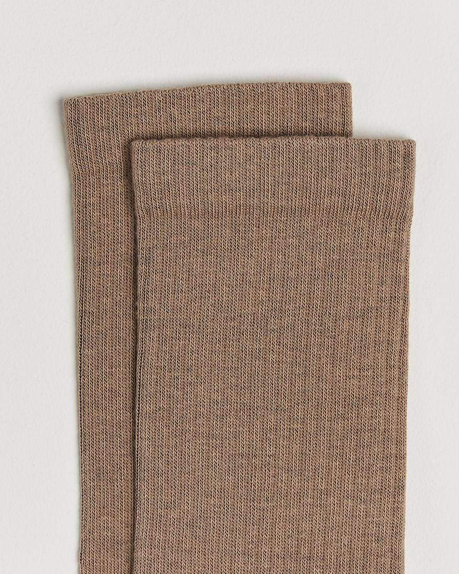 Men | Underwear & Socks | Sweyd | Crew Cotton Socks Sand